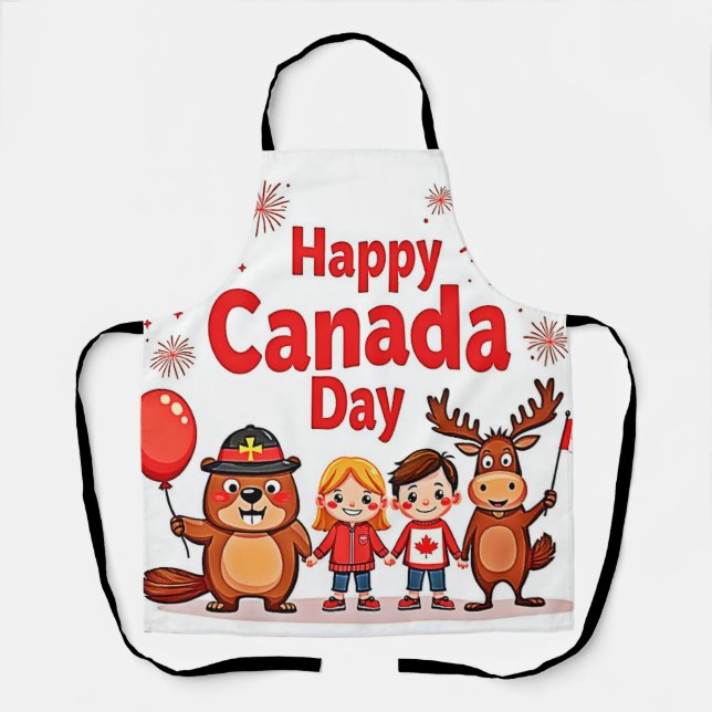 Tablier Fêter la joie du Canada (Recto)