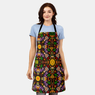 Tablier Fêtez le Jour des morts à la mexicaine