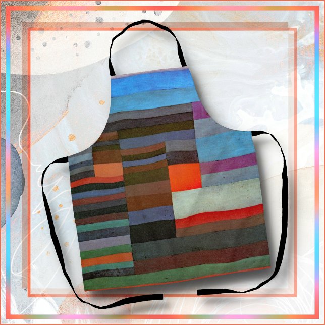 TABLIER - "Feu au soir" - Paul Klee (Créateur téléchargé)