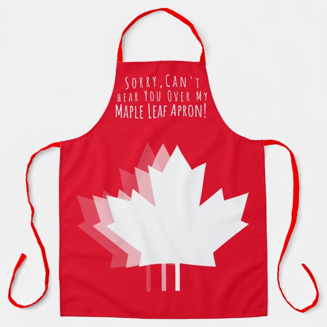 Tablier Feuille d'érable (Recto)