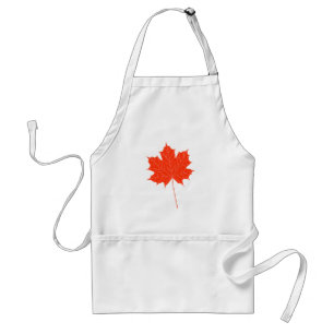 Tablier Feuille d'érable rouge