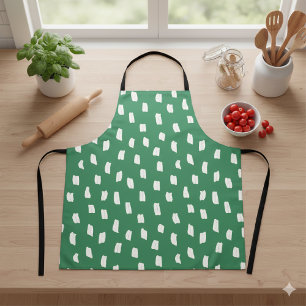 Tablier Feuille Verte Marque Libre