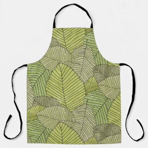 Tablier Feuilles colorées Design Motif
