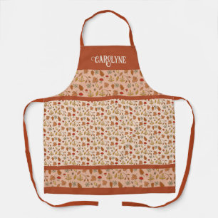 Tablier Feuilles d'automne Thanksgiving personnalisées Apr