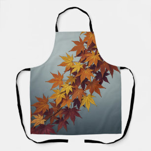 Tablier Feuilles de érable jaune orange vibrant Feuillage