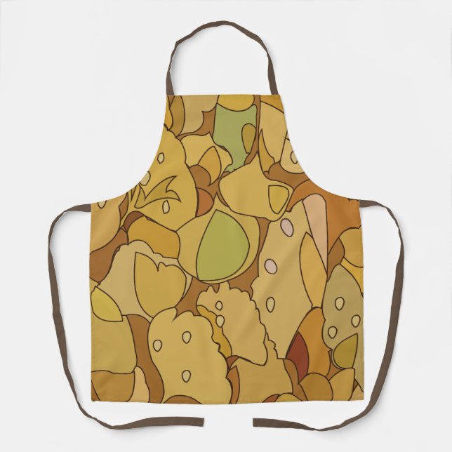 Tablier Feuilles de Ginkgo  (Recto)