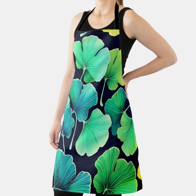 Tablier Feuilles de Ginko biloba (Insitu)