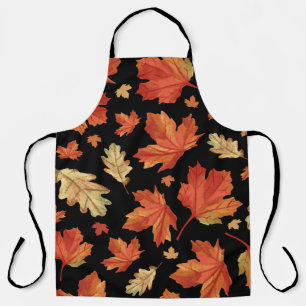 Tablier Feuilles de l'érable d'automne Thanksgiving Motif