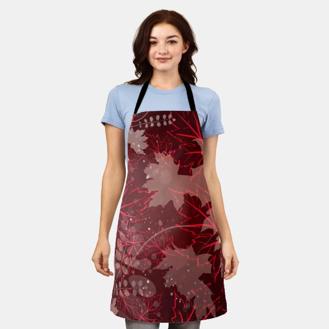 Tablier Feuilles d'or 1 (Porté)