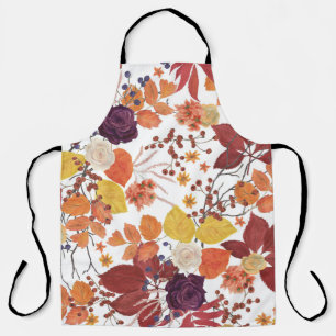 Tablier Feuilles et Roses de l'automne