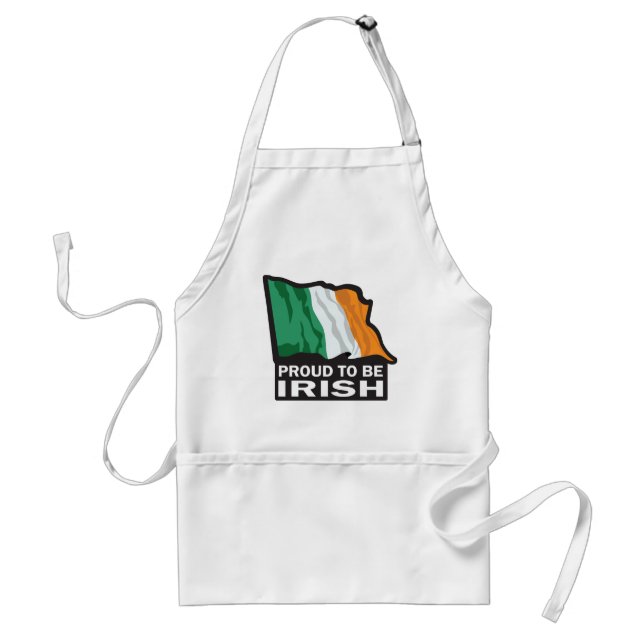 Tablier Fier d'être Irlandais/Saint Patrick's Day (Devant)