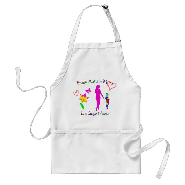 Tablier Fière maman de l'autisme (Devant)