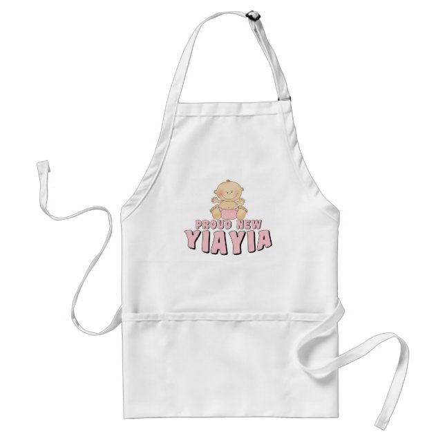 Tablier Fière nouvelle YiaYia T-Shirt (Devant)