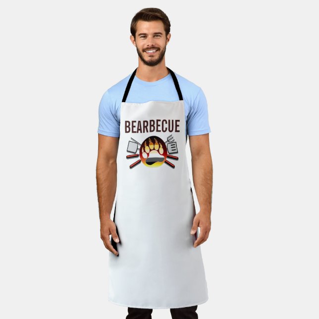Tablier Fierté d'ours Bearbecue Cool et Amusant (Porté)