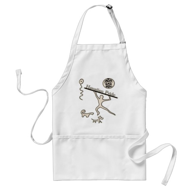 Tablier Fierté hawaïenne (Devant)