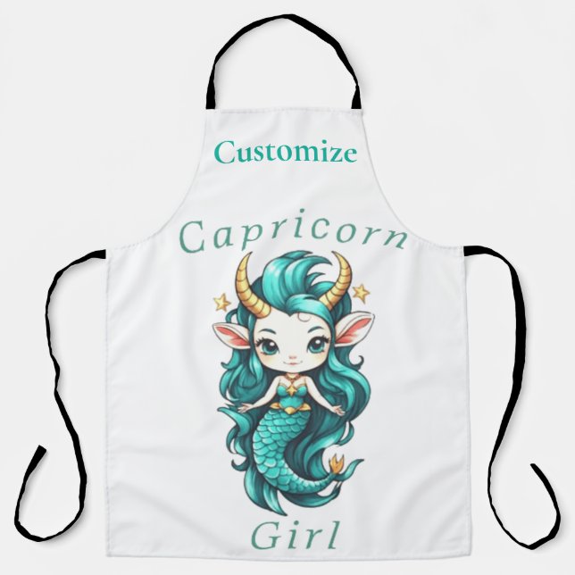 Tablier Fille Capricorne Sirène Thunder_Cove (Recto)