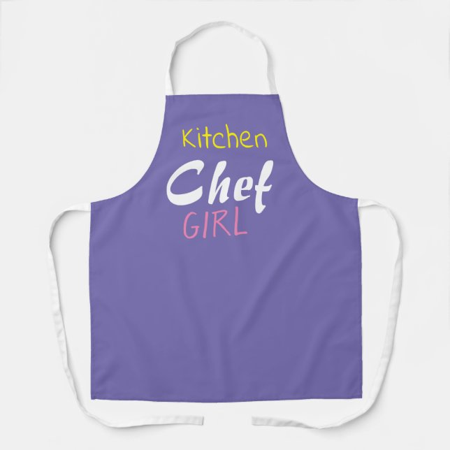 Tablier Fille de chef de cuisine (Recto)