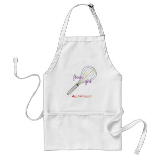 Tablier Fille de farine, personnalisé avec le nom