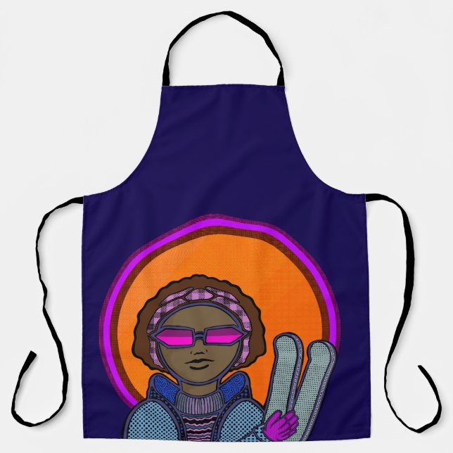 Tablier Fille de ski (Recto)