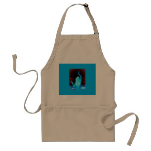 Tablier fille hippie bleue