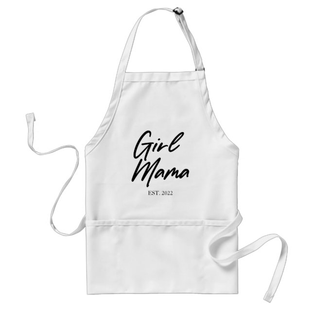 Tablier Fille Mama Custom Est Année Mini Maman Maman Maman (Devant)