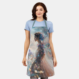 Tablier Fille mignonne de jardin de fantaisie Fleurs