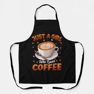 Tablier Filles de café Femmes Juste une fille qui aime le