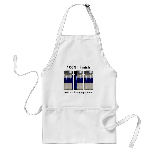 Tablier Finland Flag Spice Jars Apron (Devant)