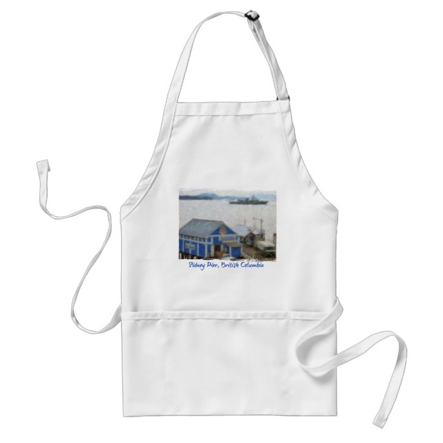 Tablier Fish Market, Sidney, BC Chef's Apron (Devant)