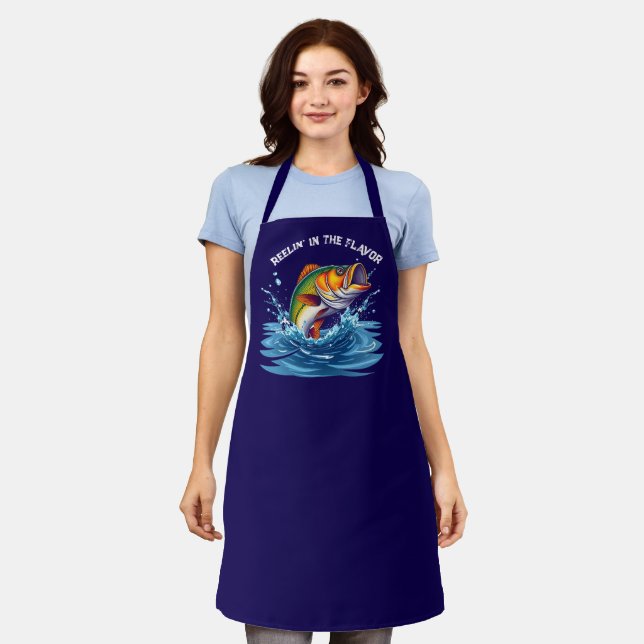 Tablier Fish-Reelin' dans la saveur- (Porté)