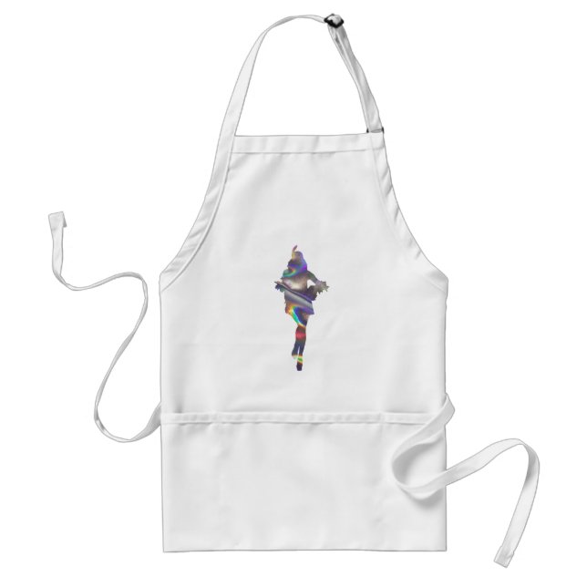 Tablier fissure holographique (Devant)