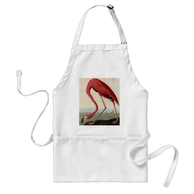 Tablier Flamant rose américain d'Audubon's Birds of Americ (Devant)