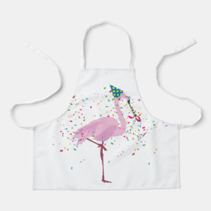 Tablier Flamant rose - Animaux ayant une fête