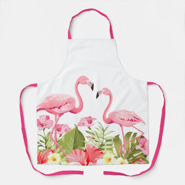 Tablier Flamants roses (Recto)