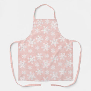 Tablier Flambeau de neige rose Fête de Noël Fille Feminine