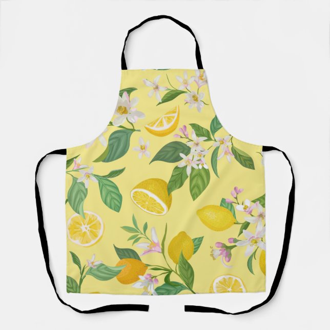 Tablier Fleur de Citron Méditerranéen (Recto)