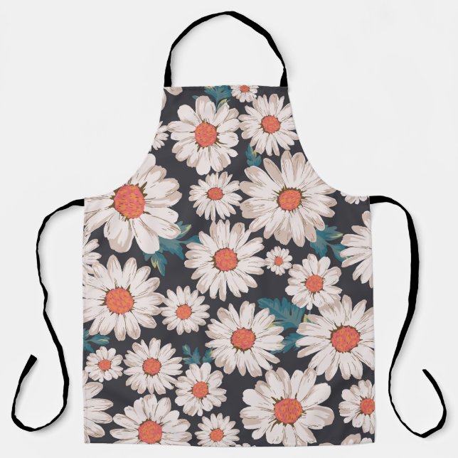 Tablier fleur de fleurs sans couture, motif d'impression m (Recto)