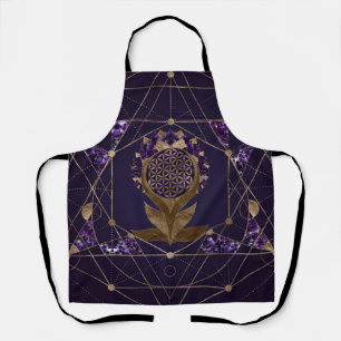 Tablier Fleur de la vie Lotus - Ornement de la géométrie