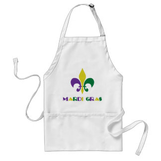 Tablier ~ Fleur De Lis de mardi gras