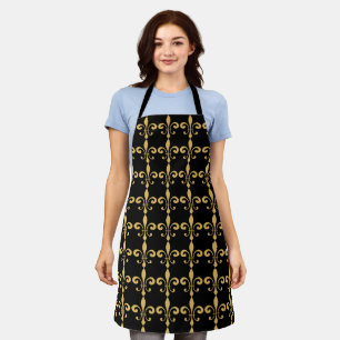 Tablier Fleur De Lis, modifier & ajouter du texte, Apron