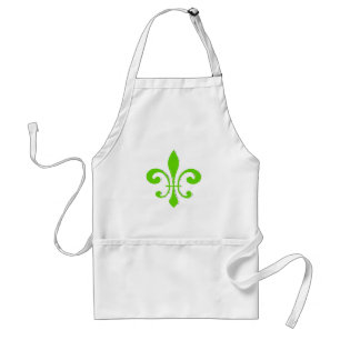 Tablier Fleur De Lis Vert