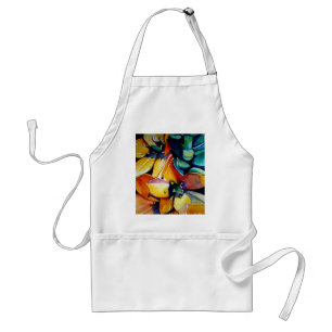Tablier Fleur d'étoile jaune de Bethléem aquarelle
