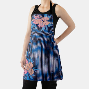 Tablier Fleur et motifs, Design japonais
