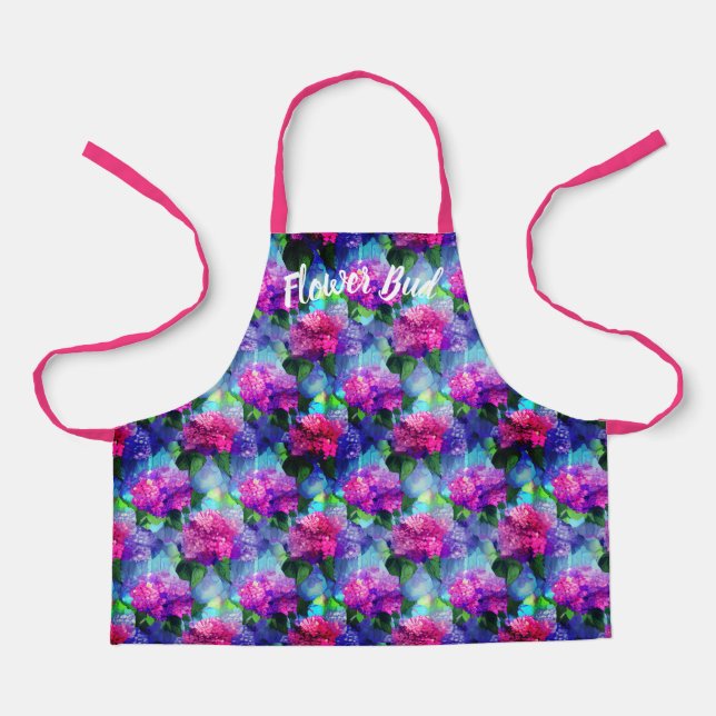 Tablier Fleur "Mini Me" de maman bud floral Apron (Recto)