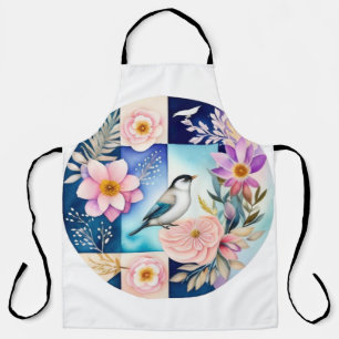 Tablier Fleur & Oiseau 