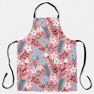 Tablier Fleur pastel coloré Motif sans couture avec rose 