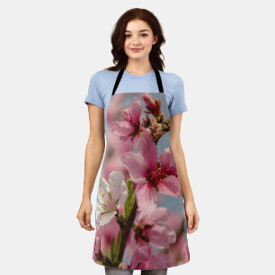 Tablier Fleur Sakura, Fleur japonaise rose