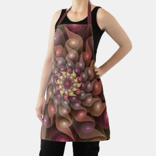 Tablier Fleur surréaliste brillante Art fractal abstrait m
