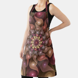 Tablier Fleur surréaliste brillante Art fractal abstrait m