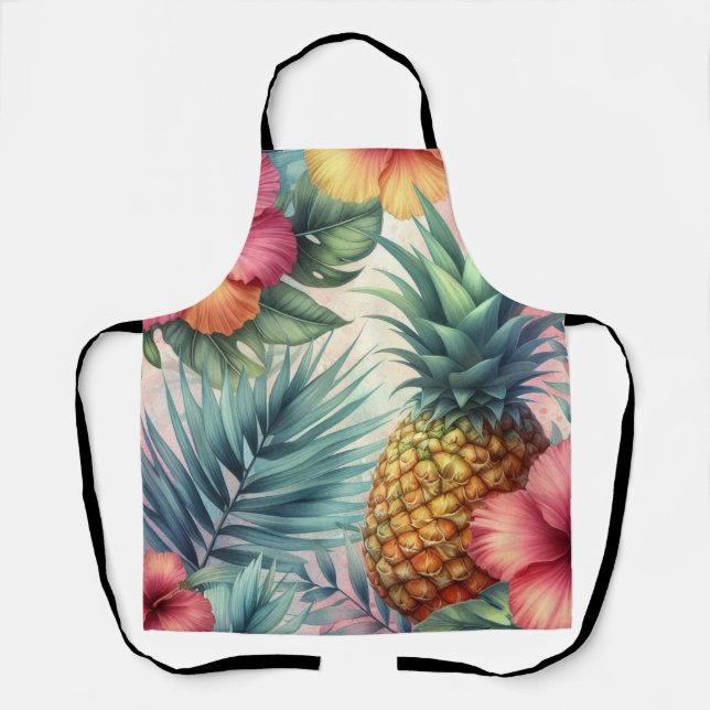 Tablier Fleur tropicale (Recto)
